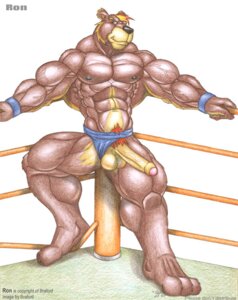 Rating: Explicit Score: 0 Tags: 2003 abs anthro balls bear biceps big_muscles big_penis blonde_hair blue_wristband braford brown_bear brown_body brown_fur clothed clothing e621 english_text erection fighting_ring foreskin fur genitals grey_eyes hair highlights_(coloring) huge_muscles humanoid_genitalia humanoid_penis male mammal muscular muscular_anthro muscular_male nipples partially_retracted_foreskin pecs penis pose pubes red_highlights ron_(braford) solo text thong topless traditional_media_(artwork) underwear ursine vein veiny_muscles veiny_penis wrestling wristband User: bunchy7s