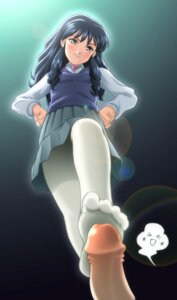 Rating: Explicit Score: 0 Tags: 1boy 1girls feet female femdom footjob footjob_with_legwear hands_on_hips human looking_at_viewer looking_down male menori menori_visconti mujin_wakusei_survive pantyhose penis pov rule34 standing standing_footjob toes uncensored uninhabited_planet_survive User: bunchy7s