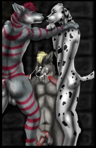 Rating: Explicit Score: 0 Tags: anthro anus balls black_border bodily_fluids border canid canine canis cum cum_on_face dalmatian domestic_dog e621 erection eyes_closed fellatio genital_fluids genitals group group_sex hi_res knot male male/male male_penetrated male_penetrating male_penetrating_male mammal oral penetration penile penis sex tail thevale threesome trio wolf User: bunchy7s