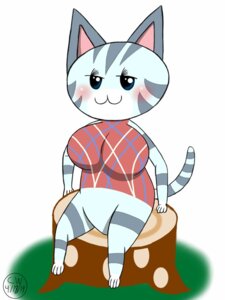 Rating: Safe Score: 0 Tags: 2014 animal_crossing anthro big_breasts blush bottomless breasts clothed clothing crockwad digital_media_(artwork) domestic_cat e621 featureless_crotch felid feline felis female lolly_(animal_crossing) mackerel_tabby mammal nintendo plaid red_clothing red_topwear shirt solo tabby_cat tight_clothing tight_topwear topwear tree_stump User: bunchy7s
