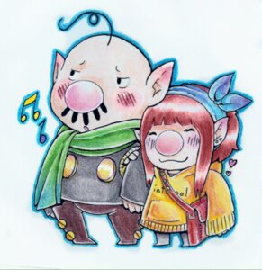 Rating: Safe Score: 0 Tags: alien duo e621 fan_character female hocotatian hug low_res male nintendo not_furry olimarpuke-chan overweight pikmin scarf shacho winter User: bunchy7s