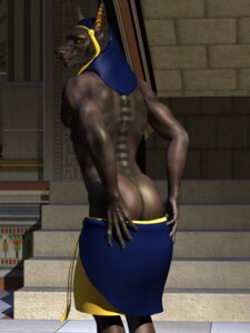 Rating: Questionable Score: 0 Tags: 3d_(artwork) abs anthro anubian_jackal anubis biceps biped bottomwear bottomwear_down brown_body butt canid canine canis clothed clothing deity digital_media_(artwork) e621 egyptian egyptian_clothing egyptian_headdress egyptian_mythology fur headdress headgear headwear jackal looking_at_viewer looking_back male mammal michael4 middle_eastern_mythology muscular muscular_anthro muscular_male mythology nemes_(clothing) nipples nude pants pants_down partially_clothed pecs portrait pose presenting presenting_hindquarters rear_view skirt solo source_request standing tailless three-quarter_portrait topless undressing wooky yellow_eyes User: bunchy7s