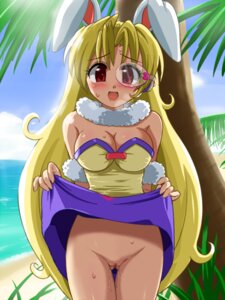 Rating: Explicit Score: 0 Tags: animal_ear beach bikkuriman blonde_hair blush breasts bunnilla bunny_ear censored cleavage female konpeto no_panties open_mouth pussy pussy_juice red_eyes rule34 skirt_lift smile very_long_hair User: bunchy7s