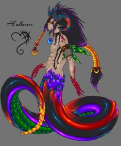 Rating: Safe Score: 0 Tags: abstract_background apode black_hair braided_hair draconcopode drovidge e621 english_text eyewear glasses hair horn lamia legless male reptile scalie serpentine simple_background snake solo split_form text User: bunchy7s