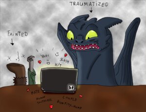 Rating: Safe Score: 0 Tags: 2010 :o black_body black_eyes blue_body celebrity_paradox computer dragon dreamworks duo e621 electronics english_text european_mythology feral fury_(httyd) heart_symbol hi_res hiccup_horrendous_haddock_iii how_to_train_your_dragon human humor i_can't_fap_to_this laptop male mammal membrane_(anatomy) membranous_wings meme mohegan567 mythological_creature mythological_scalie mythology night_fury open_mouth scalie shocked surprised text toothless upside_down western_dragon wings yellow_sclera User: bunchy7s