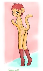 Rating: Questionable Score: 0 Tags: 3:5 adolescent anthro artist_name biped breasts butt casual_nudity cheetah clothing coonkun digital_drawing_(artwork) digital_media_(artwork) e621 english_text felid feline female female_anthro footwear full-length_portrait legwear looking_at_viewer looking_back looking_back_at_viewer low_res mammal mostly_nude nipples oekaki portrait pose seductive side_boob small_breasts socks solo tail text three-quarter_view young young_anthro young_female User: bunchy7s