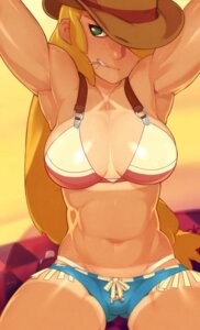 Rating: Questionable Score: 0 Tags: abs absurd_res alternate_species apple applejack_(mlp) bangs big_breasts bikini blonde_hair bottle bottomwear breasts checkered checkered_background clothed clothing clothing_cord container cowboy_hat doxy drawstring e621 female food freckles friendship_is_magic fringe_clothing fringe_trim fruit green_eyes hair hasbro hat hat_over_eye headgear headwear hi_res hotpants human humanized lacing long_hair lotion_bottle low-tied_long_hair mammal mouth_hold muscular muscular_female my_little_pony navel not_furry panties pattern_background personification plant raised_arm ribbons shorts simple_background skimpy solo string_bow sunscreen suntan suspenders swimwear tan_body tan_line tan_skin thong tied_drawstring tied_string tight_clothing toothpick two-piece_swimsuit underwear yellow_clothing yellow_panties yellow_underwear User: bunchy7s
