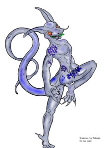 Rating: Questionable Score: 0 Tags: anthro biped blue_body butt claws e621 green_tongue hi_res lizard long_ears long_tail looking_at_viewer male nude on_one_leg orange_eyes pose reptile scalie simple_background solo standing tail tokaga tongue white_background User: bunchy7s