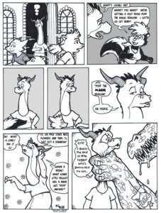 Rating: Safe Score: 0 Tags: 2008 anthro canid canine comic desiree_lee domestic_cat dragon e621 ebony_(btt) english_text felid feline felis female fox group male mammal mephitid monochrome mythological_creature mythological_scalie mythology ocher outside scalie skunk tail text User: bunchy7s