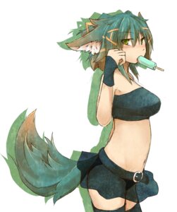 Rating: Safe Score: 0 Tags: absolute_territory accessory animal_humanoid belt blush bottomwear canid canid_humanoid canine canine_humanoid canis clothed clothing e621 fangs female food green_eyes green_hair hair hair_accessory hair_ribbon humanoid kuromiya legwear looking_at_viewer mammal mammal_humanoid popsicle ribbons short_hair simple_background skimpy skirt solo tail teeth thigh_highs wolf wolf_humanoid wolf_tail User: bunchy7s