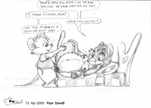 Rating: Explicit Score: 0 Tags: 2005 don_bluth female gilbhart incest mouse mrs._brisby pregnant pregnant_sex rodent rule34 secret_of_nimh tagme timothy_brisby what User: bunchy7s