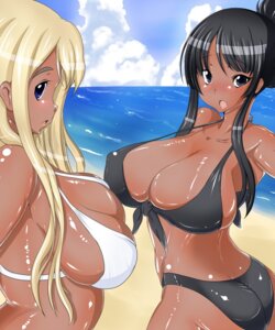 Rating: Explicit Score: 0 Tags: 2girls ass bikini blush breasts cleavage dark_skin female huge_breasts human human_only k-on! kinokoutarou mio_akiyama_(k-on!) multiple_females multiple_girls oil rule34 swimsuit tsumugi_kotobuki_(k-on!) User: bunchy7s