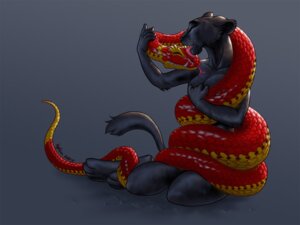 Rating: Questionable Score: 0 Tags: 2007 4:3 anthro apode breasts coiling duo e621 eyes_closed felid female feral forked_tongue gradient_background hyhlion interspecies legless licking love mammal nude pantherine red_body red_scales reptile romantic romantic_couple scales scalie simple_background snake tail tongue tongue_out wallpaper User: bunchy7s