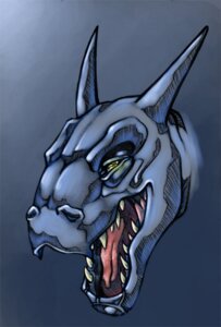Rating: Safe Score: 0 Tags: ambiguous_form blue_body blue_skin disembodied_head e621 headshot_portrait male portrait roderick_snake scalie solo teeth tongue yellow_eyes User: bunchy7s