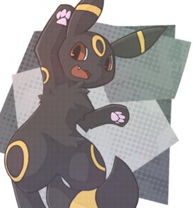 Rating: Safe Score: 0 Tags: ambiguous_gender canid canine cute_fangs e621 eeveelution fangs feral generation_2_pokemon mammal nintendo open_mouth pawpads paws pokemon pokemon_(species) quadruped red_eyes shin_(artist) solo tail teeth umbreon y2k_(graphic_design) User: bunchy7s
