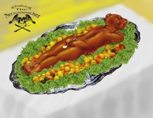 Rating: Explicit Score: 0 Tags: anthro apple biped canid canine canis character_prepared_as_food cooking corpse death dinner domestic_dog e621 female food food_dressed fruit gore_focus lying mammal meat necromuncher object_in_mouth on_front penetration plant plate roast solo vaginal vaginal_penetration User: bunchy7s