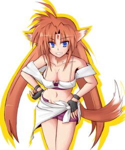 Rating: Questionable Score: 0 Tags: 5:6 animal_humanoid arf bare_shoulders blue_eyes breasts canid canid_humanoid canine canine_humanoid cleavage clothed clothing e621 female fox fox_humanoid gloves hair handwear humanoid low_res mahou_shoujo_lyrical_nanoha mammal mammal_humanoid midriff red_hair skimpy solo tail unknown_artist User: bunchy7s