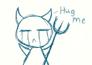 Rating: Safe Score: 0 Tags: ambiguous_gender blue_and_white bodily_fluids comment_chain crying demon demon_humanoid dialogue e621 english_text filthy_perfection grandfathered_content horn horned_humanoid humanoid monochrome not_furry pitchfork sad solo tears text tools User: bunchy7s