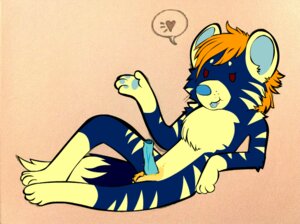 Rating: Explicit Score: 0 Tags: aardwolf anthro balls biped blue_nose blue_penis blue_tongue chibi e621 erection foreskin genitals grammarshinehyena heart_symbol hyena jeffy_ramirez lying male mammal nude on_back penis simple_background solo stripes tongue User: bunchy7s
