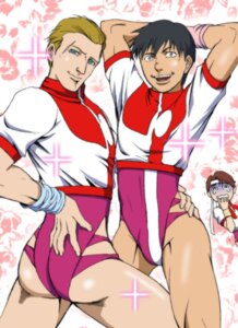 Rating: Questionable Score: 0 Tags: 1girls 2boys artist_request female hoshino_hachirouta leotard looking_back male open_mouth planetes rule34 sparkle standing tanabe_ai yaoi yuri_mikhailokov User: bunchy7s