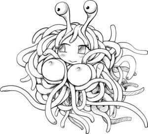 Rating: Explicit Score: 0 Tags: female flying_spaghetti_monster pastafarianism public_domain religion rule34 rule_63 tagme User: bunchy7s
