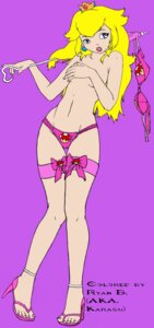 Rating: Explicit Score: 0 Tags: clothes color covering crown ear_piercing female female_only front_view hair karasu long_hair mario_(series) nintendo piercing princess_peach rule34 solo tagme topless umbrella vampire2099 yellow_hair User: bunchy7s
