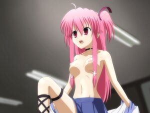 Rating: Questionable Score: 0 Tags: 1girls angel_beats! ankle_lace-up breasts censored cross-laced_footwear female long_hair nipples parody pink_eyes pink_hair rule34 short_twintails solo sora_(aki00) tied_hair topless twintails undressing yui_(angel_beats!) User: bunchy7s