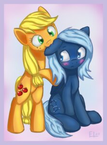 Rating: Safe Score: 0 Tags: 2013 applejack_(mlp) blonde_hair blue_border blue_eyes blush border cutie_mark duo e621 earth_pony elronya eltaile equid equine female feral freckles friendship_is_magic hair hasbro horse male mammal my_little_pony pony star_hunter_(mlp) User: bunchy7s