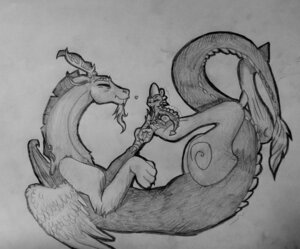 Rating: Safe Score: 0 Tags: age_difference chimera discord_(mlp) draconequus dragon duo e621 friendship_is_magic hasbro heart_symbol hi_res larger_male male male/male misakiimoon monochrome my_little_pony mythological_creature mythological_scalie mythology romantic romantic_couple scalie size_difference sketch smaller_male spike_(mlp) tail User: bunchy7s