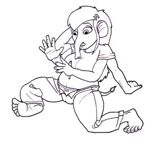Rating: Questionable Score: 0 Tags: 4_arms 5_toes anthro barefoot biped black_and_white camel_toe clothed clothing deity e621 elephant elephantid feet female mammal monochrome multi_arm multi_limb proboscidean proboscis_(anatomy) solo tfancred toes transformation trunk_(anatomy) weight_gain what User: bunchy7s