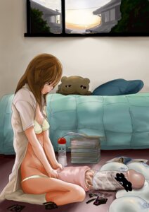 Rating: Explicit Score: 0 Tags: 1futa artificial_vagina bed bedroom bottle bra breasts brown_eyes brown_hair censored censored_penis cleavage clothing condom condom_balloon condom_filling cum cum_pool erect_nipples erect_penis erection futa_only futanari gigantic_penis hyper hyper_penis intersex kneeling long_hair looking_down magazine masturbation nipples open_mouth panties penis penis_grab penis_out pillow plushie pointless_censoring rule34 sex_behemoth sex_toy small_breasts socks solo solo_futa teddy_bear used_condom uyorr veiny_penis white_shirt window User: bunchy7s
