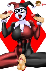 Rating: Explicit Score: 0 Tags: 1girls batman_(series) big_breasts blue_eyes bodysuit breasts dc dc_comics disembodied_penis double_handjob female female_focus gangbang gloved_handjob gloves hand_on_penis handjob handjob_with_gloves harley_quinn harley_quinn_(classic) holding_penis large_breasts male multiple_males penis pussy rule34 straight tagme toontinkerer torn_bodysuit torn_clothing touching_penis vaginal_penetration veiny_penis User: bunchy7s