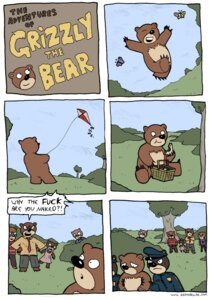 Rating: Safe Score: 0 Tags: anthro arthropod basket bear butterfly comic container deathbulge e621 eating female humor insect kite lepidopteran male mammal police toony young young_anthro User: bunchy7s