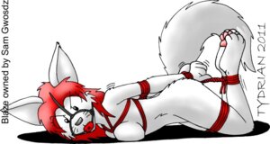 Rating: Explicit Score: 0 Tags: angry anthro ball_gag bdsm blaze_gwosdz bondage bound breasts canid canine e621 female fox gag gagged halter harness harness_ball_gag harness_gag hogtied mammal muzzle_(object) nude rope solo struggling submissive submissive_female tail tydrian User: bunchy7s