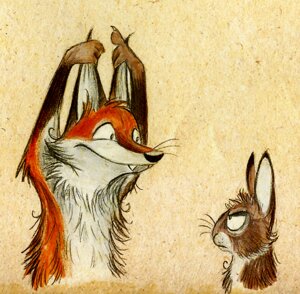Rating: Safe Score: 0 Tags: 2010 ambiguous_gender anthro canid canine closed_smile disappointed duo e621 eye_contact feral fox fur hands_on_ears hands_on_own_ears holding_both_ears lagomorph leporid looking_at_another low_res mammal messy_fur mouth_closed rabbit skia smile tuft unimpressed whiskers User: bunchy7s