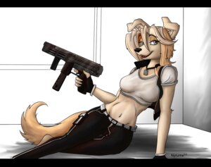 Rating: Safe Score: 0 Tags: 2012 anthro belt black_bars black_nose bottomwear canid canine clothing e621 fangs female fingerless_gloves floppy_ears gloves grey_eyes gun handwear jewelry letterbox looking_at_viewer mammal midriff navel necklace nyrumx open_mouth pants ranged_weapon shirt simple_background solo spectre_smg tank_top teeth topwear weapon white_background User: bunchy7s Rating: Safe Score: 0 Tags: 2012 anthro belt black_bars black_nose bottomwear canid canine clothing e621 fangs female fingerless_gloves floppy_ears gloves grey_eyes gun handwear jewelry letterbox looking_at_viewer mammal midriff navel necklace nyrumx open_mouth pants ranged_weapon shirt simple_background solo spectre_smg tank_top teeth topwear weapon white_background User: bunchy7s