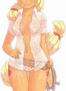 Rating: Questionable Score: 0 Tags: 2013 alternate_form anthro anthrofied applejack_(mlp) belt biped blonde_hair breasts clothed clothing conditional_dnp cutie_mark digital_media_(artwork) e621 earth_pony equid equine female fingers freckles friendship_is_magic hair hand_on_hip happy hasbro hi_res holding_object horse humanoid_hands mammal medium_breasts my_little_pony navel nipples open_clothing open_shirt open_topwear panties pony portrait pose rope shirt simple_background slim small_waist smile solo tail thigh_gap topwear torso_shot translucent translucent_clothing underwear wet wet_clothing wet_shirt wet_topwear whisperingfornothing white_background User: bunchy7s