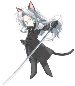 Rating: Safe Score: 0 Tags: 5_fingers animal_humanoid armor black_body black_fur boots cat_humanoid chibi clothing coat e621 felid felid_humanoid feline feline_humanoid final_fantasy final_fantasy_vii fingers footwear fur grey_hair hair holding_melee_weapon holding_object holding_sword holding_weapon humanoid humanoid_hands legwear long_hair looking_aside looking_at_viewer male mammal mammal_humanoid melee_weapon pupils sephiroth_(final_fantasy_vii) shoes shoulder_guards simple_background slit_pupils solo square_enix sword tail tan_body tan_skin thigh_boots thigh_highs topwear toujou_sakana weapon white_background User: bunchy7s