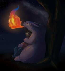 Rating: Safe Score: 0 Tags: 2008 blue_eyes breath_powers clothed clothing cold cuddling dark dark_theme detailed_background digital_media_(artwork) duo e621 elemental_manipulation feral fire fire_breathing fire_manipulation fully_clothed generation_2_pokemon hi_res high_contrast human la_la male mammal night nintendo outside plant pokemon pokemon_(species) red_eyes sky star starry_sky tree typhlosion urekemo User: bunchy7s