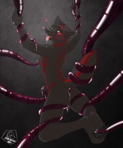 Rating: Explicit Score: 0 Tags: anal animal_genitalia anthro balls blush bodily_fluids canid canine canis consentacles cum e621 erection genital_fluids genitals heart_symbol hi_res looking_back male mammal markings nude pawpads paws penis saliva sheath solo tentacles thetruebluewolf tongue wolf yuniwolfsky User: bunchy7s