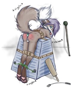 Rating: Explicit Score: 0 Tags: 1boy anal anal_plug anthro ball_gag balls bent_over bondage buttplug canine chastity chastity_belt chastity_cage chastity_device fox foxxian fur furry gag hindpaw looking_back lyle male male_chastity male_only metal_chastity_cage paddle rule34 sex_toy solo spanking trembling whip User: bunchy7s