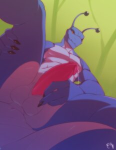 Rating: Explicit Score: 0 Tags: 2014 abs alien antennae_(anatomy) anthro anus balls big_penis blue_body bodily_fluids claws domo_(ben300) e621 erection genital_fluids genitals humanoid_genitalia humanoid_penis male male_anthro nude nude_male patto penis precum presenting presenting_anus presenting_penis solo User: bunchy7s