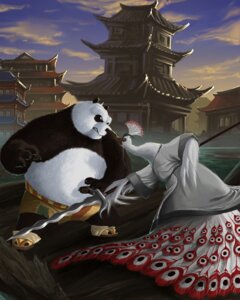 Rating: Safe Score: 0 Tags: 2011 4:5 absurd_res anthro avian bear belly bird building clothing dreamworks duo e621 east_asian_architecture eye_contact feathers feral fur galliform giant_panda hi_res karuma9 kung_fu_panda looking_at_another lord_shen male mammal master_po_ping melee_weapon multicolored_body multicolored_fur muscular peacock_feather peafowl phasianid plumage polearm spear sword two_tone_body two_tone_fur water weapon white_body white_feathers User: bunchy7s
