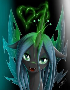 Rating: Safe Score: 0 Tags: 2013 arthropod black_body blue_hair changeling_(mlp) crown e621 eyelashes fangs female feral friendship_is_magic glowing green_eyes hair hasbro headgear heart_symbol horn insect_wings long_hair looking_at_viewer magic my_little_pony open_mouth queen_chrysalis_(mlp) smile solo teeth tongue wings zigword User: bunchy7s