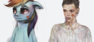 Rating: Questionable Score: 0 Tags: bad_metadata blue_body blue_fur bodily_fluids clothing comparison crookedtrees crying digital_media_(artwork) duo e621 equid equine female feral friendship_is_magic fur hair hasbro horse human long_hair male mammal missing_sample multicolored_hair my_little_pony pony rainbow_dash_(mlp) rainbow_hair red_eyes shirt simple_background smiley_face tears topwear ydkmorimoe User: bunchy7s