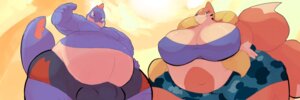 Rating: Questionable Score: 0 Tags: anthro biceps big_breasts breasts bulge cleavage clothed clothing duo e621 ed_(nidogatr) fan_character female feraligatr flexing floatzel generation_2_pokemon generation_4_pokemon huge_breasts huge_hips hyper hyper_hips looking_at_viewer looking_down male muscular nintendo obese overweight pokemon pokemon_(species) shamelesss wide_hips User: bunchy7s