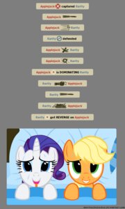 Rating: Questionable Score: 0 Tags: 3:5 alpha_channel applejack_(mlp) bodily_fluids comic crossover duo e621 earth_pony english_text equid equine eyeshadow female female/female feral friendship_is_magic fur hasbro hi_res horn horse makeup mammal my_little_pony mythological_creature mythological_equine mythology navitaserussirus pony rarity_(mlp) sweat team_fortress_2 text unicorn url valve valve_corporation white_body white_fur User: bunchy7s