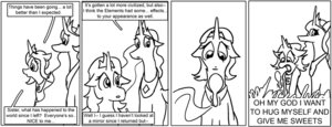 Rating: Safe Score: 0 Tags: armor black_and_white comic crown daveykins dialogue duo e621 english_text equid equine female feral friendship_is_magic hasbro headgear horn mammal mirror monochrome my_little_pony mythological_creature mythological_equine mythology princess princess_celestia_(mlp) princess_luna_(mlp) royalty sibling_(lore) simple_background sister_(lore) sisters_(lore) text unicorn white_background User: bunchy7s