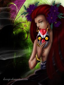 Rating: Explicit Score: 0 Tags: 1girls breasts dark-skinned_female dark_skin female female_only green_eyes kooop long_hair mask nipples pointy_ears red_hair rule34 solo tagme tattoo tattoos wuya xiaolin_showdown User: bunchy7s