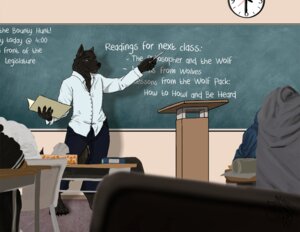 Rating: Safe Score: 0 Tags: anthro canid canine canis ceowolf ceowolf_evandean comic cursed_wolf_commissions e621 english_text fox jake_(ceowolf) lesson_one male mammal northernwolf student teacher teacher_and_student text wolf User: bunchy7s